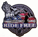 Wholesale RIDE FREE POW MOTORCYCLE EAGLE PATCH PATCH (Sold by the piece)
